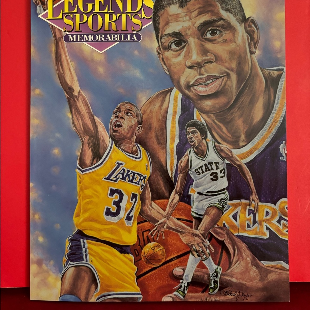 1992 legends sports memorabilia featuring Magic Johnson